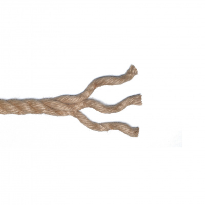 Веревка джутовая Д кр.3-прядн.d.  8 мм в мотках по 15 м